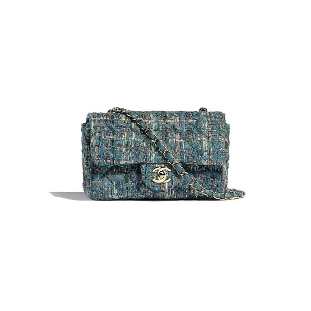 Chanel Tweed Medium Classic Flap Bag