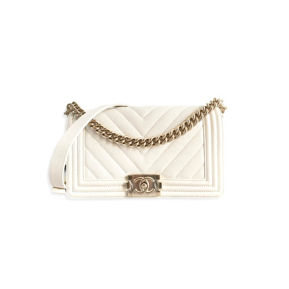 Chevron Boy Chanel Handbag