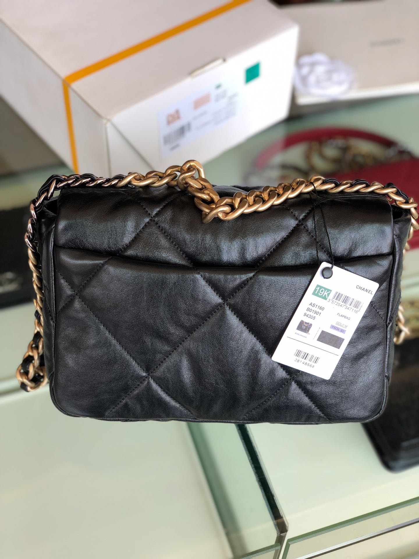 CHANEL 19  medium Large Handbag