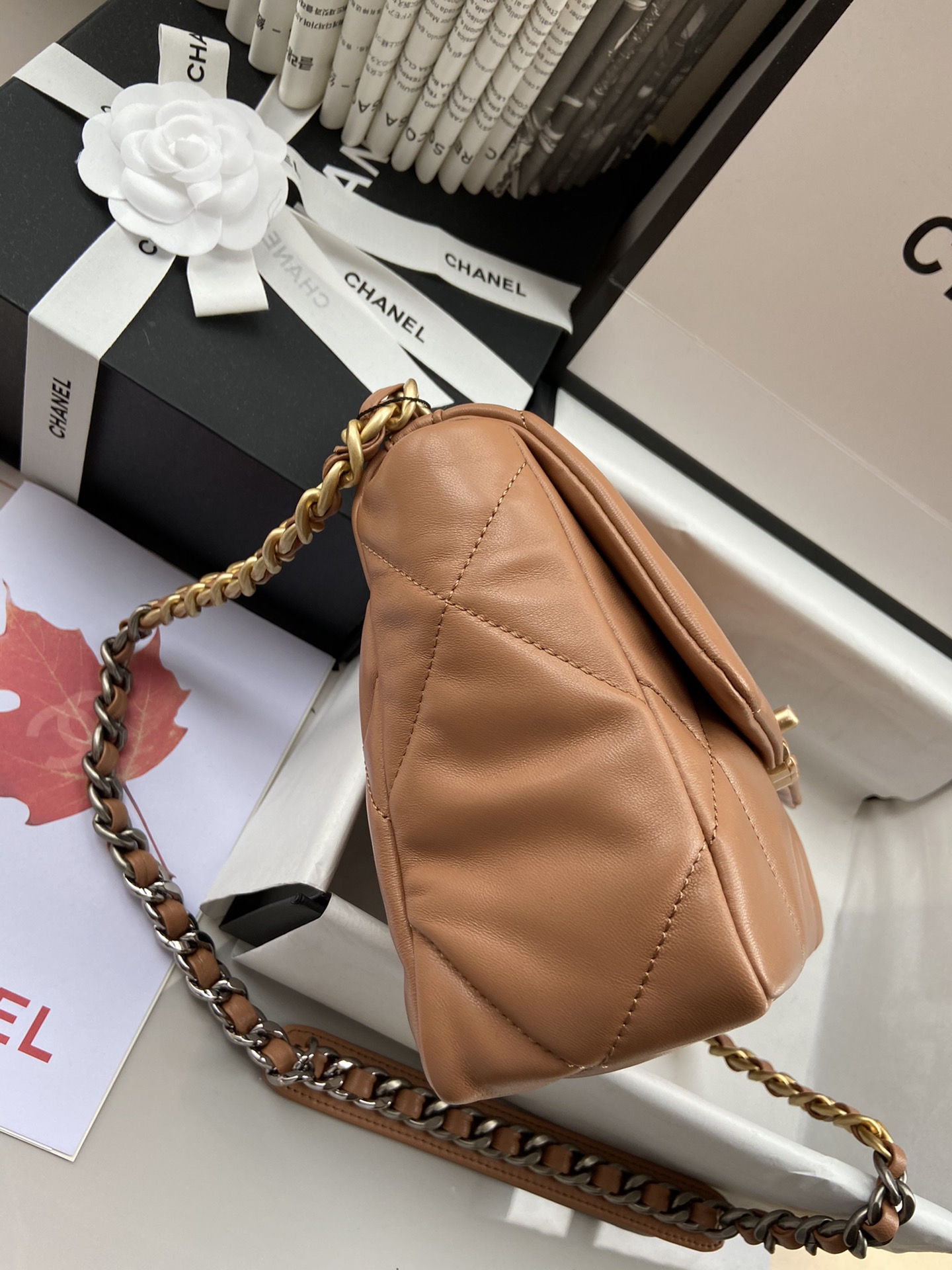 CHANEL 19 small HANDBAG