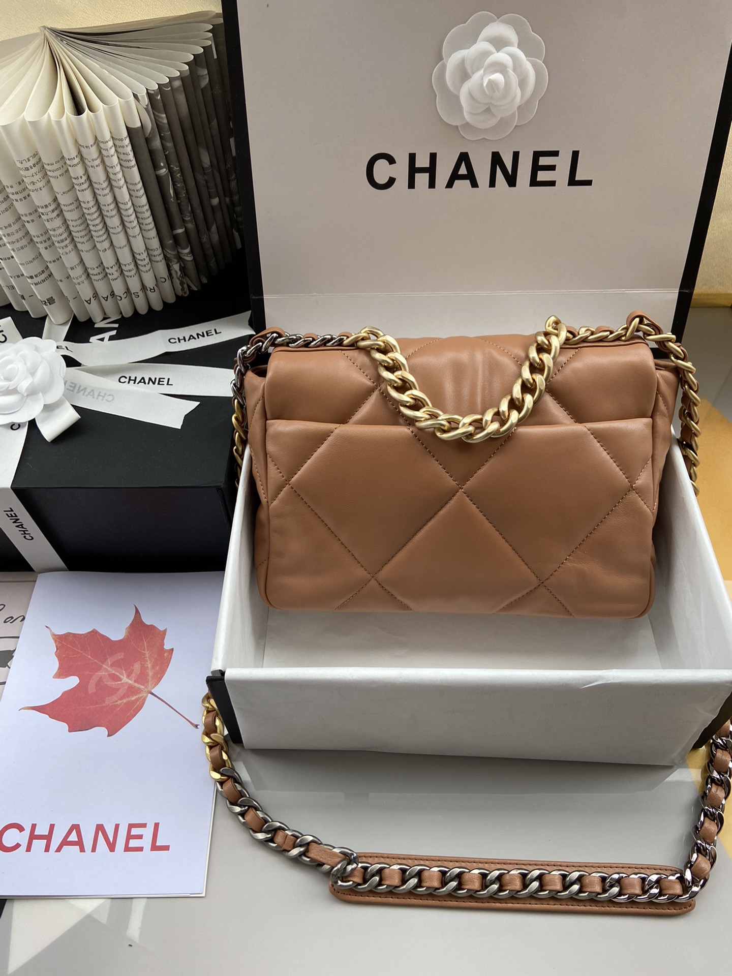 CHANEL 19 small HANDBAG