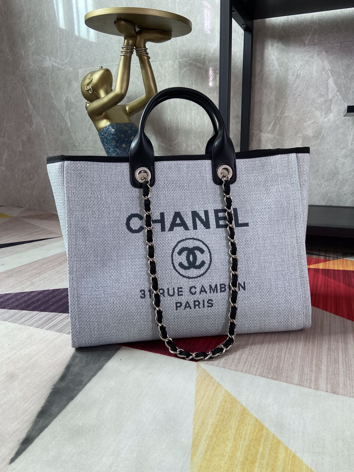 CHANEL Deauville Large Tote