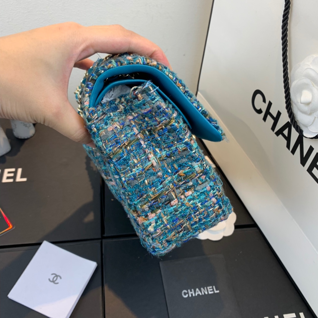 Chanel Tweed Medium Classic Flap Bag