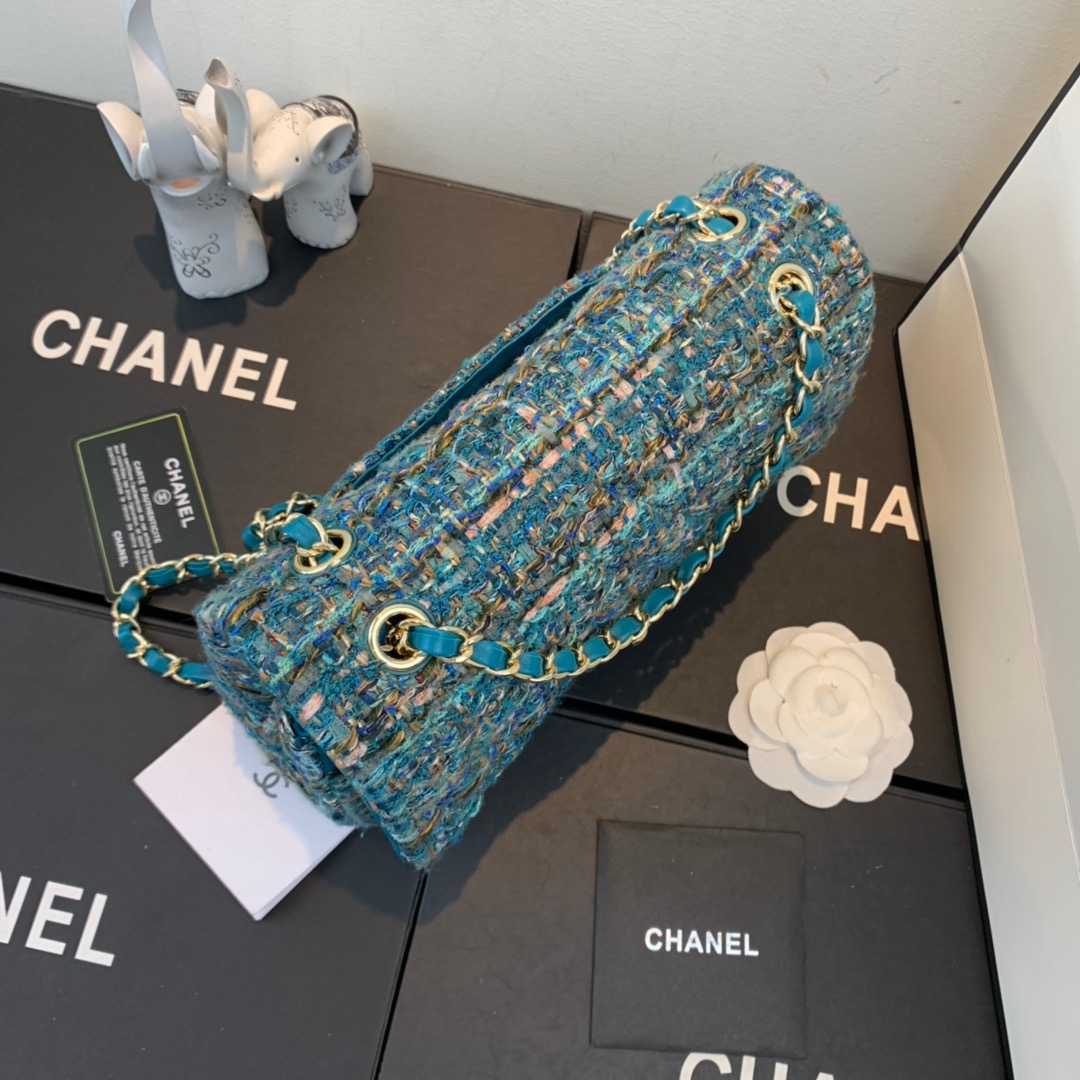 Chanel Tweed Medium Classic Flap Bag