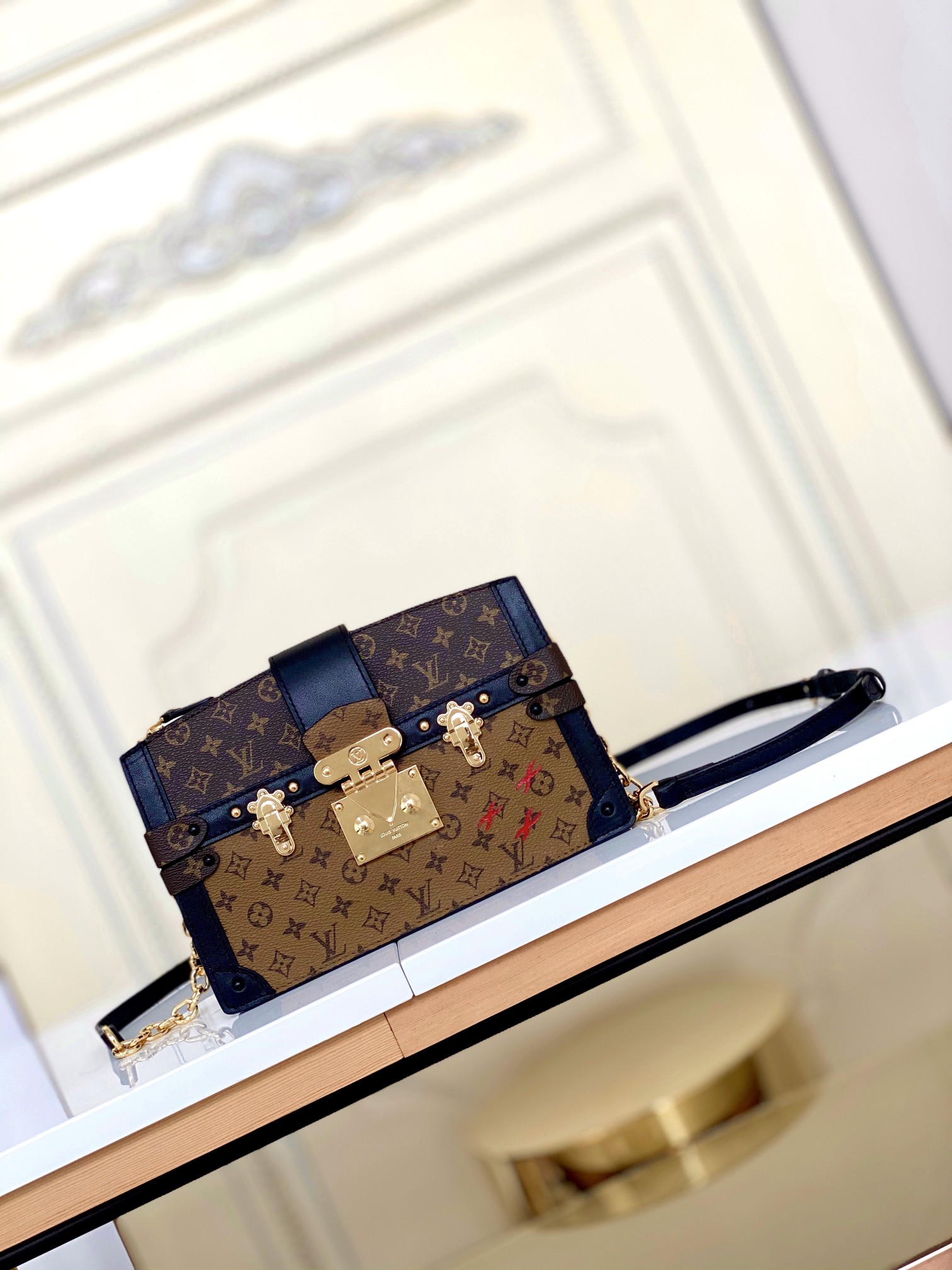 LV Trunk Clutch Handbag