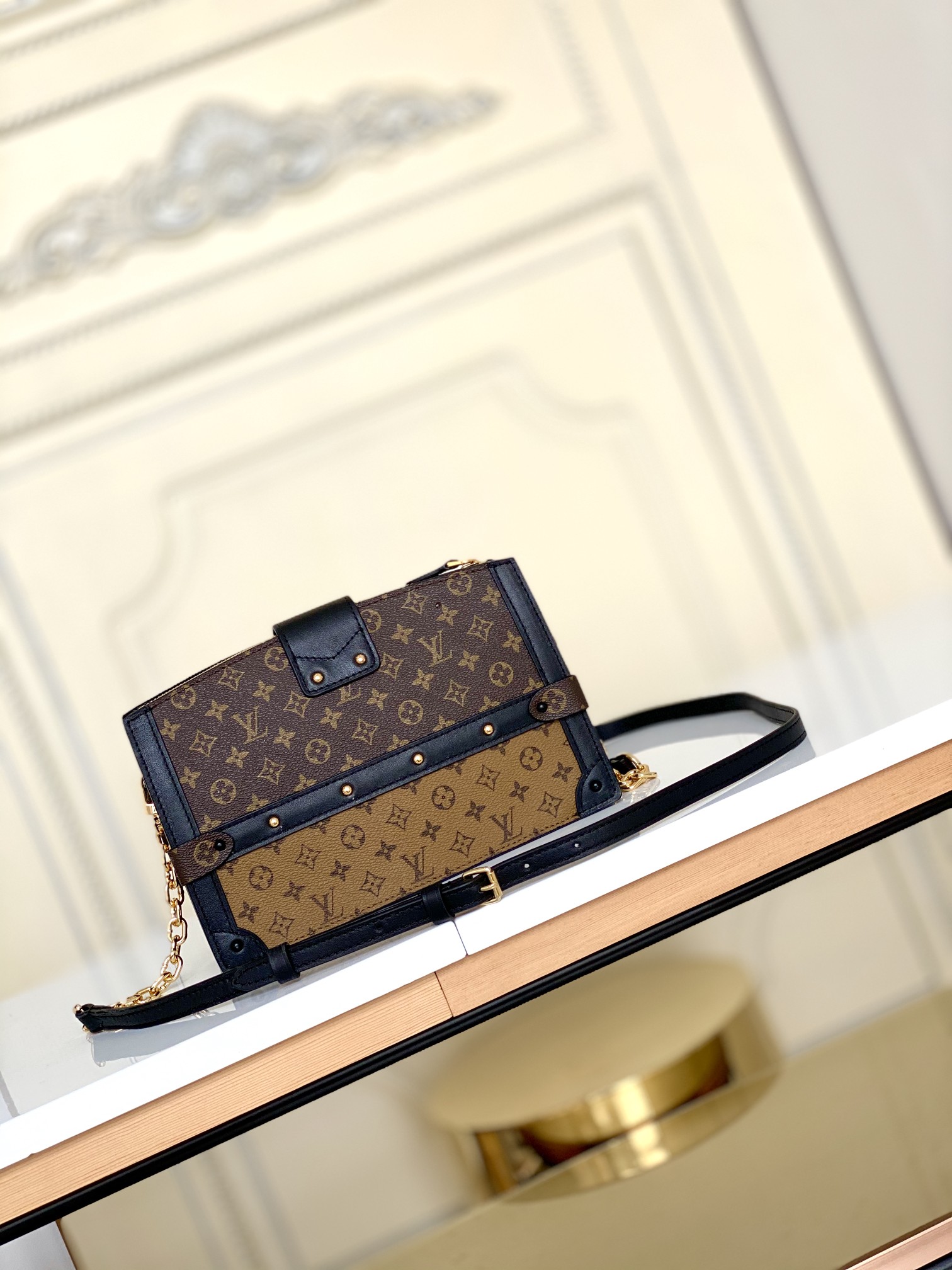 LV Trunk Clutch Handbag