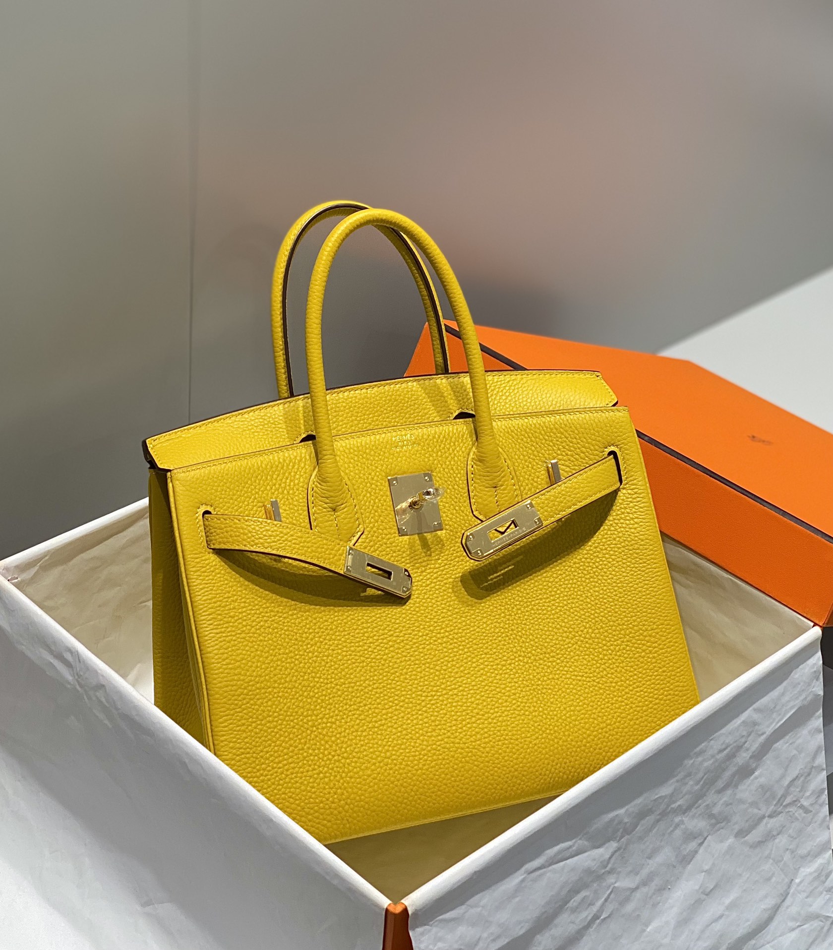 HERMES BIRKIN BAG 25(Semi-handmade)